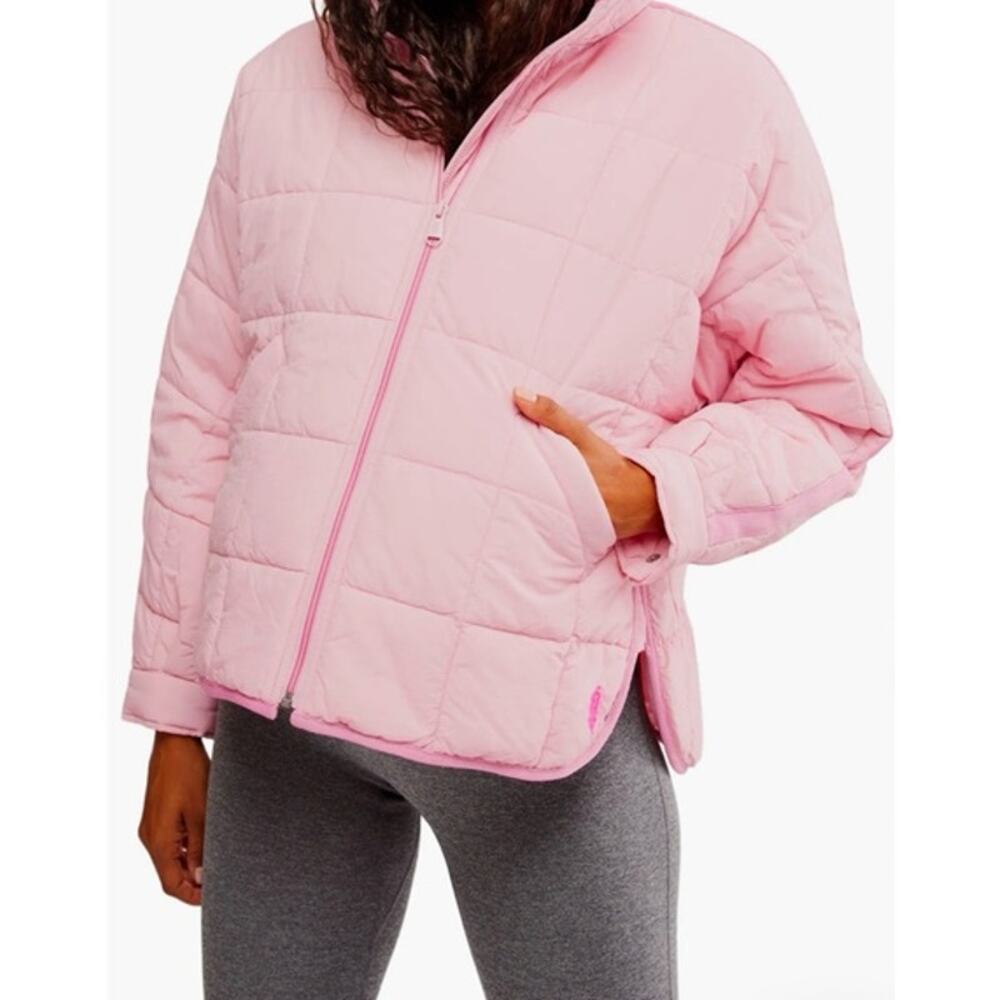 Fp Movement Women's Pink Rose Pippa Packable Puffer Jacket Size S